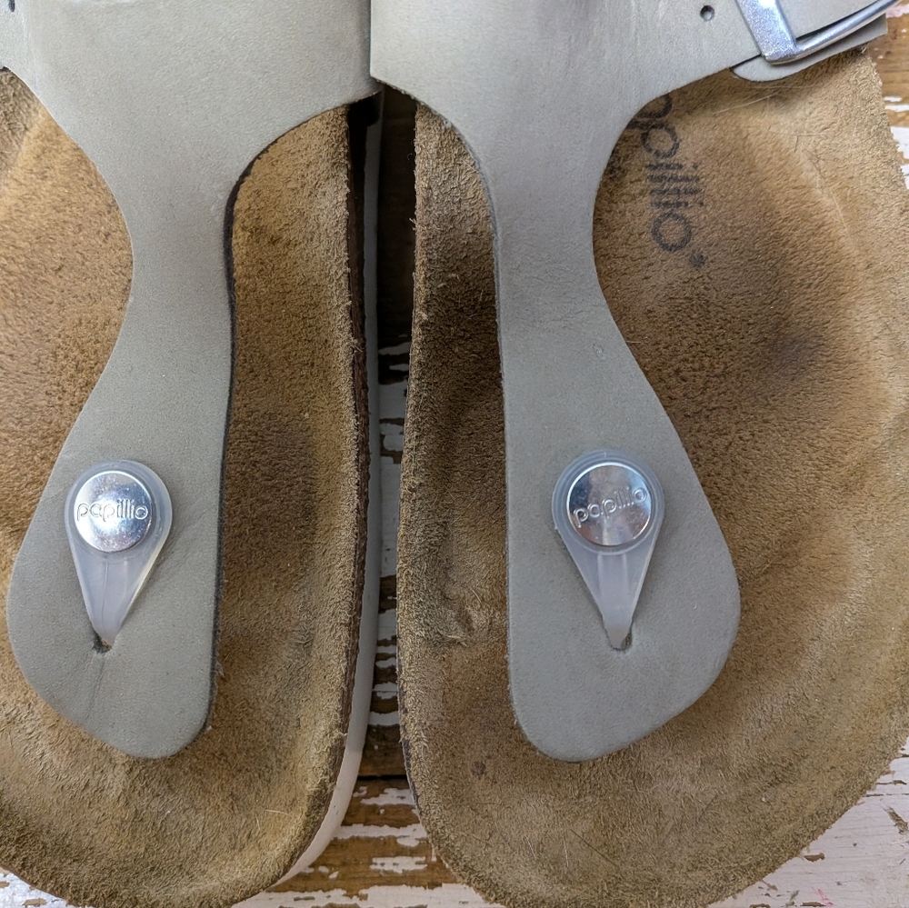 Women's Birkenstock Papillo Gizeh platform Sandals Size 37 Or 6.5 - Picture 4 of 7